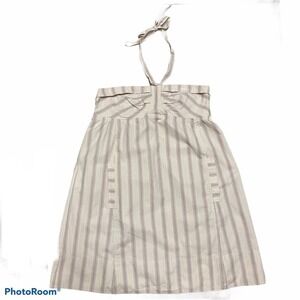 Gianni Bini Sleeveless Striped Halter Dress